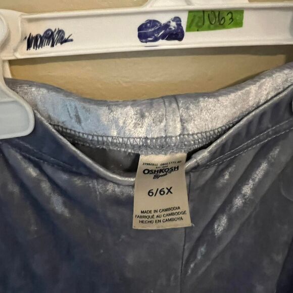 Oshkosh Crushed Velvet Leggings size 6/6x - Picture 1 of 3